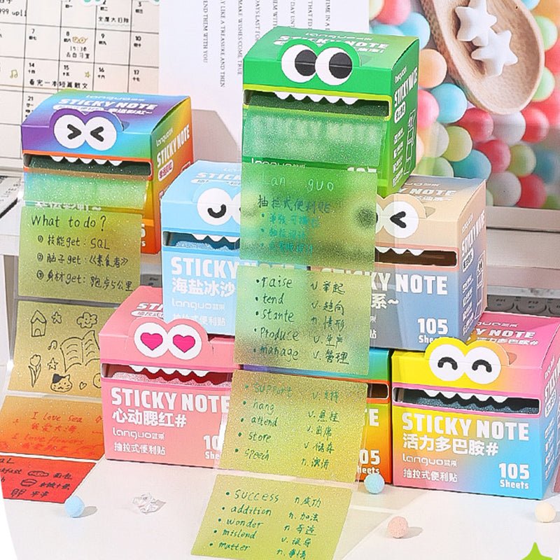 Colorful Self-Adhesive Pull-Out Memo Pads
