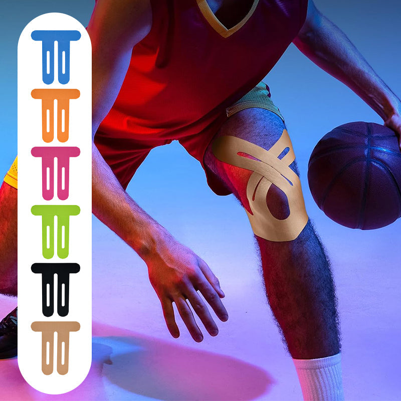 Ruban de kinésiologie pré-coupé pour les genoux