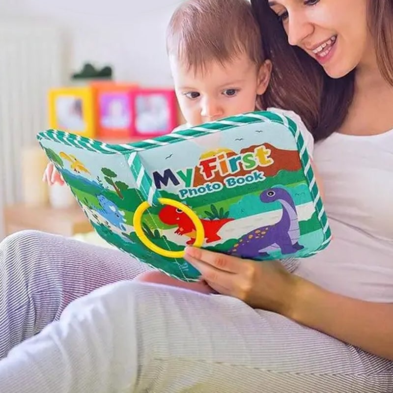 Mon premier livre photo de bébé avec miroir de sécurité