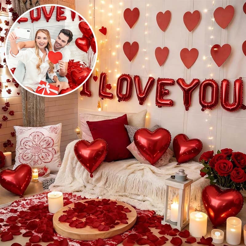 Valentine's Day Balloon Decorations