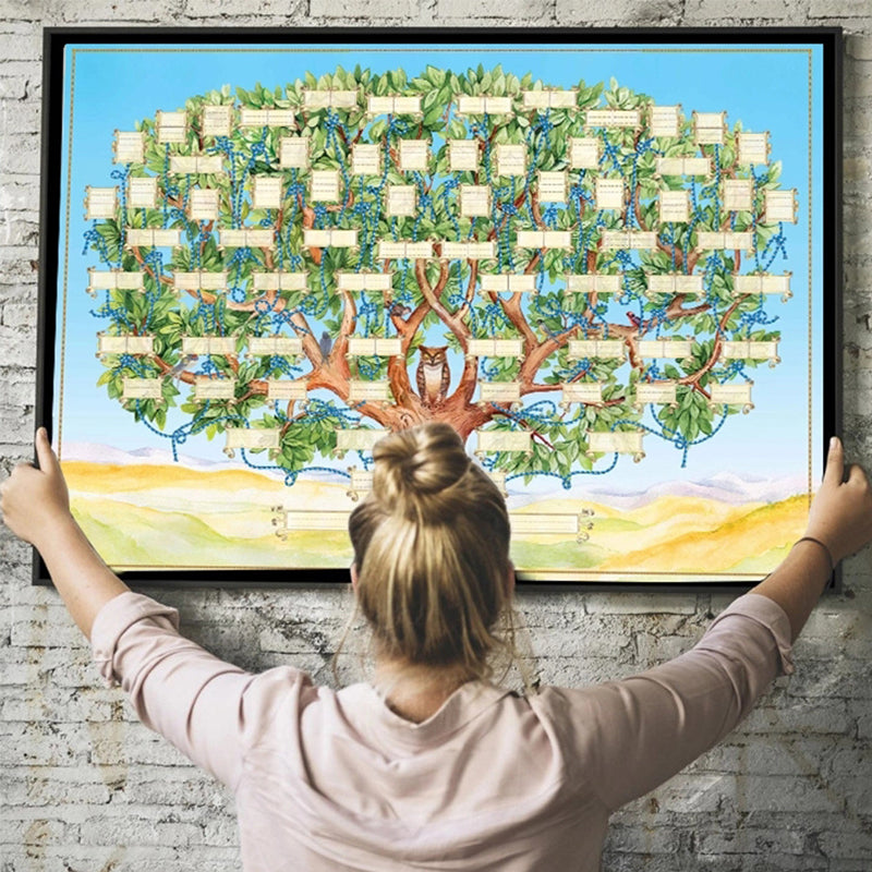 Cadeau bricolage arbre généalogique