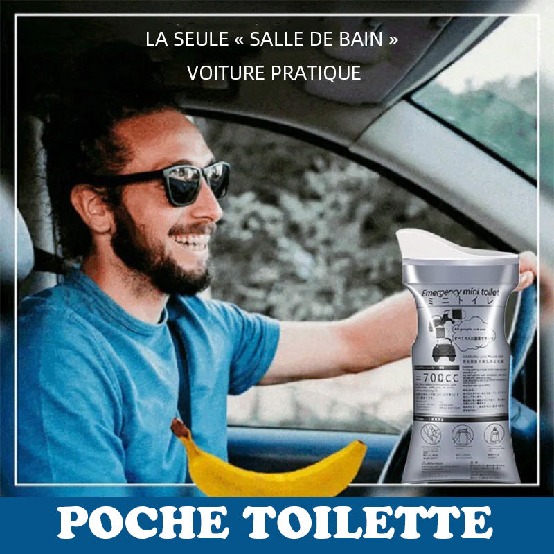 Chicadeau Sacs pipi de voyage portables (700ML)