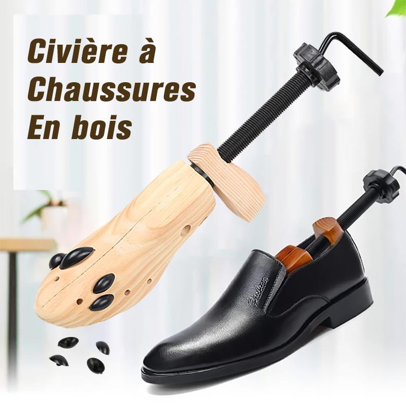 Civière de chaussure en bois