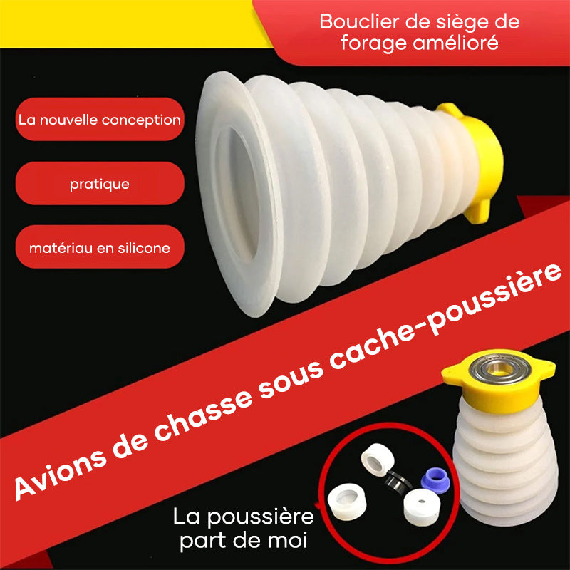 Couvercle anti-poussière en silicone pour perceuse