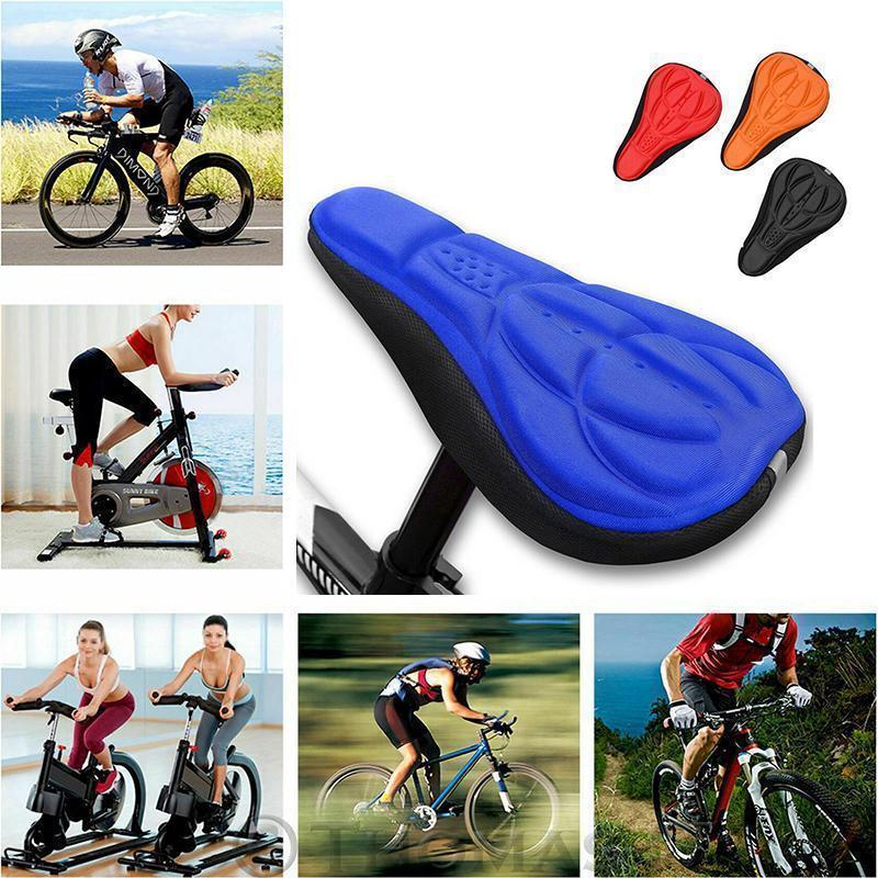 Housse de selle de siège de vélo souple en silicone 3D