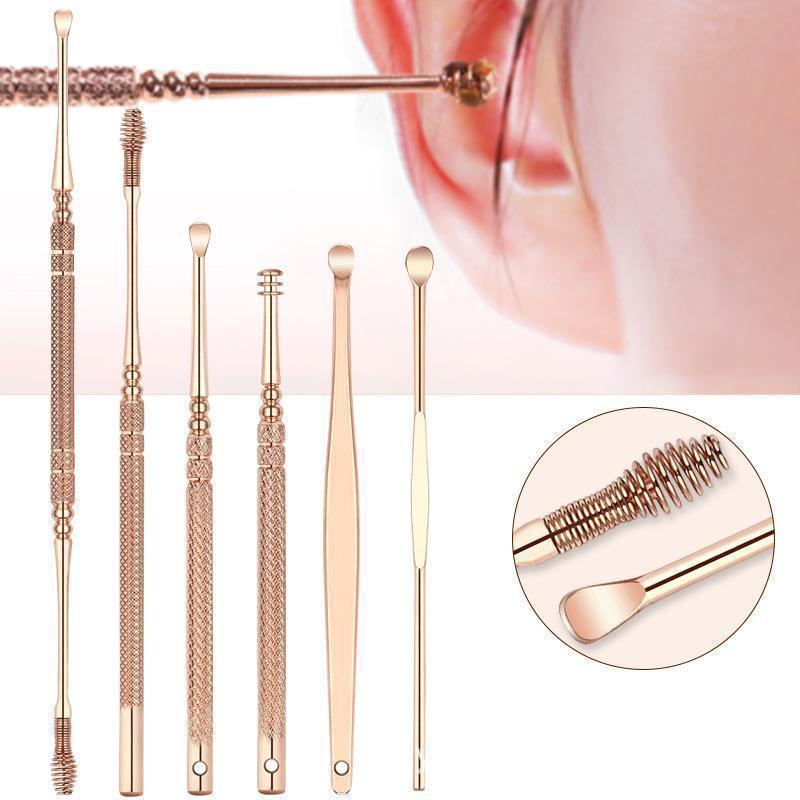 Cure-oreilles en Acier Inoxydable (Kit de 6 pcs)