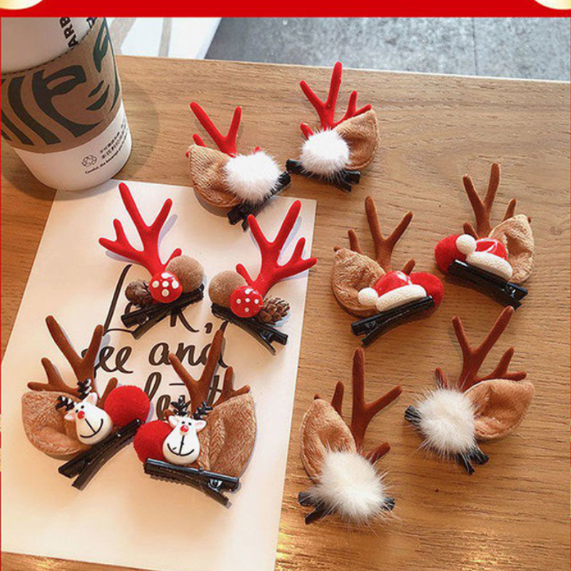 Épingles à Cheveux en Peluche de Noël New Antler