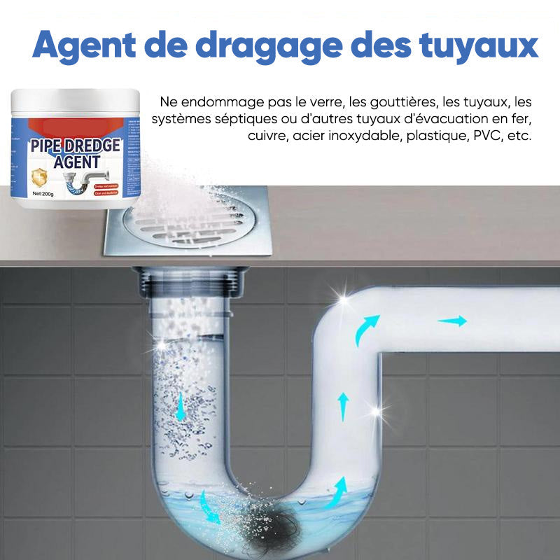 Agent de dragage de tuyaux multifonctionnel