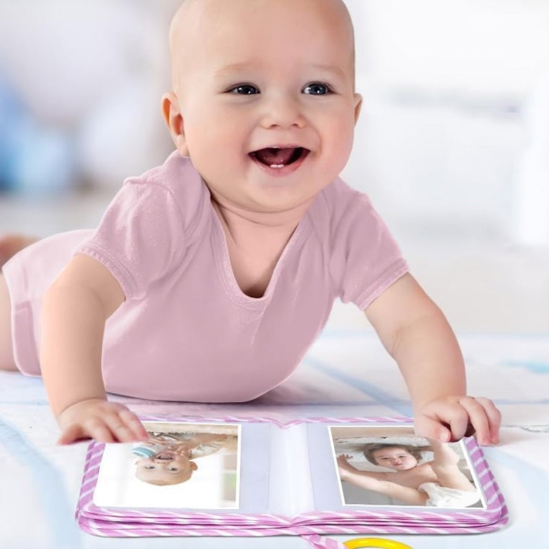 Mon premier livre photo de bébé avec miroir de sécurité