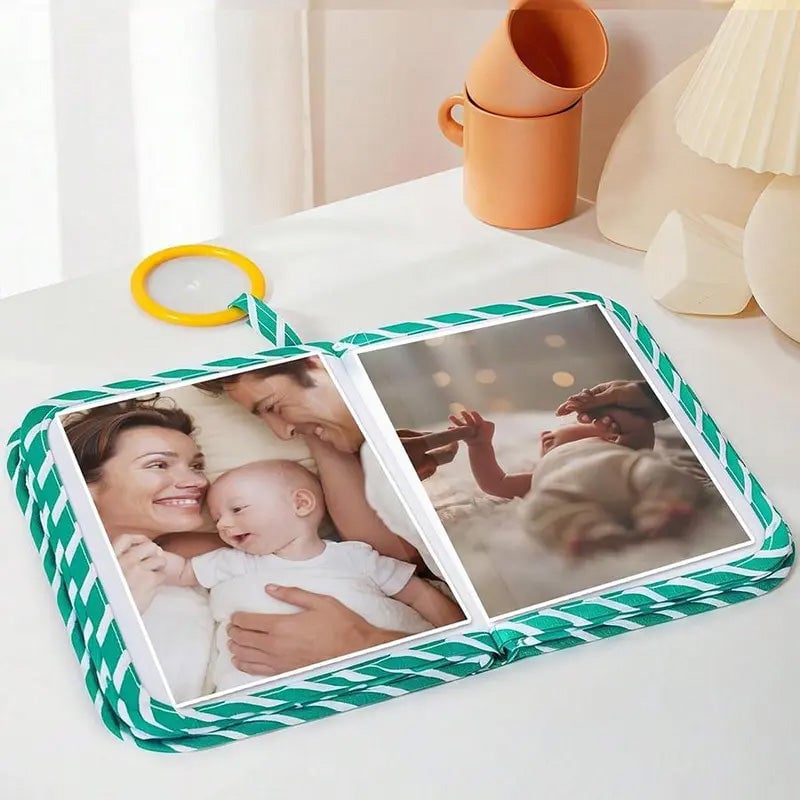 Mon premier livre photo de bébé avec miroir de sécurité