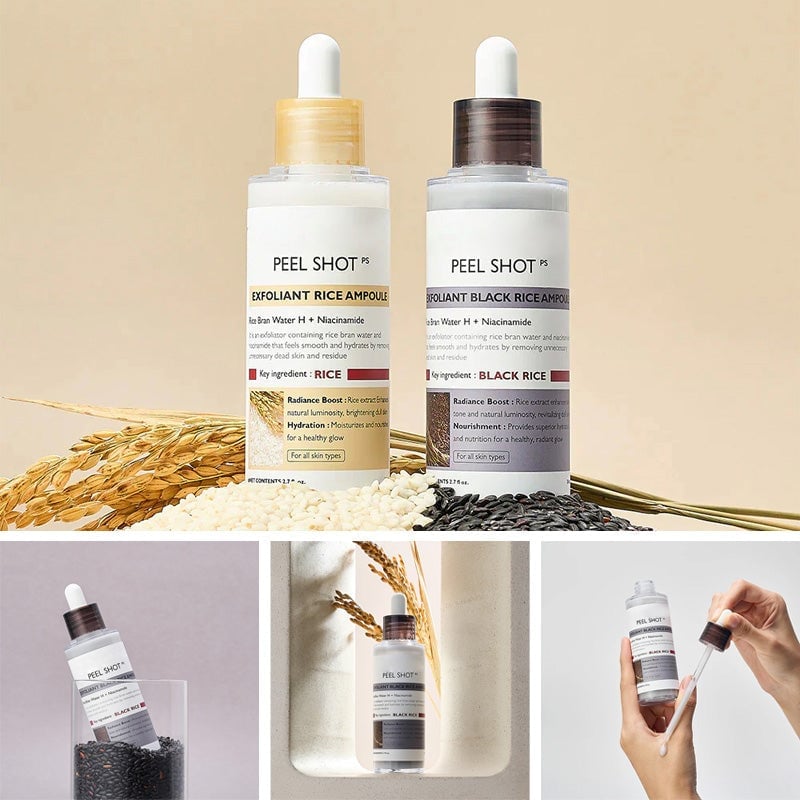 Gentle Exfoliating Ampoule – Black Rice