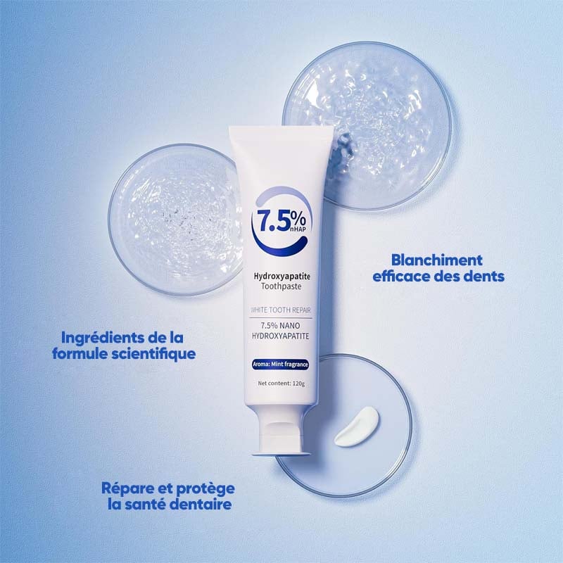 Dentifrice à l'hydroxyapatite