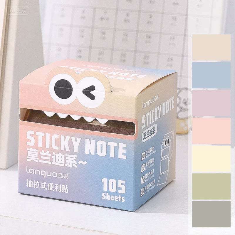 Colorful Self-Adhesive Pull-Out Memo Pads