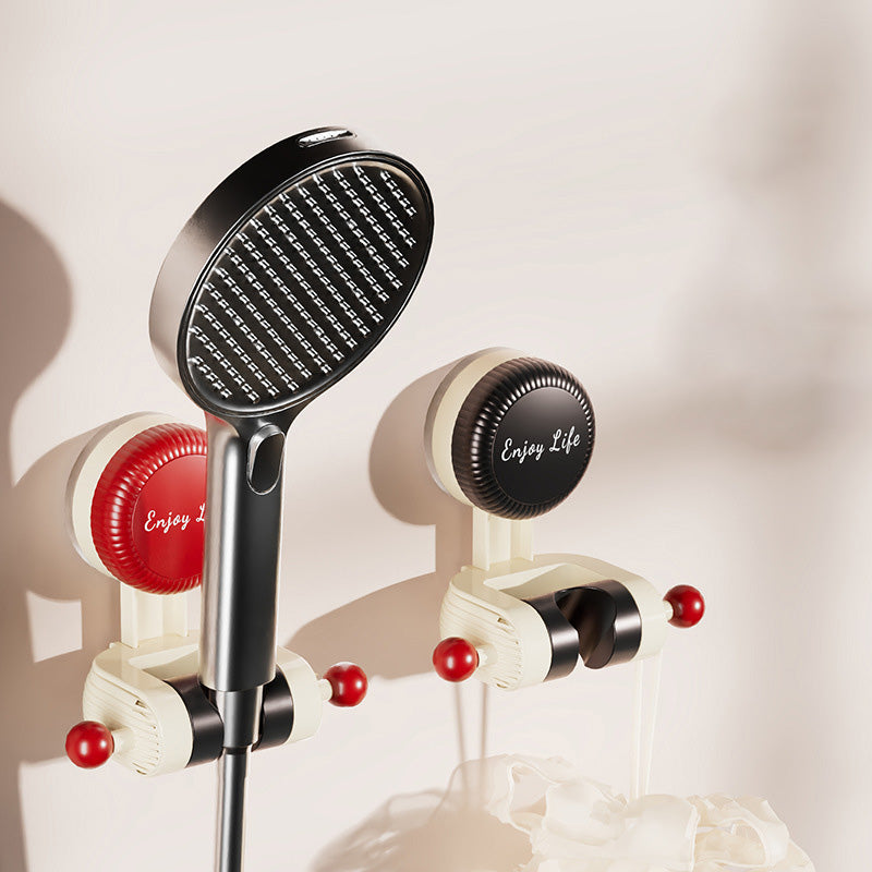 Étagère Ventouse Pour Douche - Support Sans Perçage, Design Blanc Contemporain, Organisateur Salle De Bain