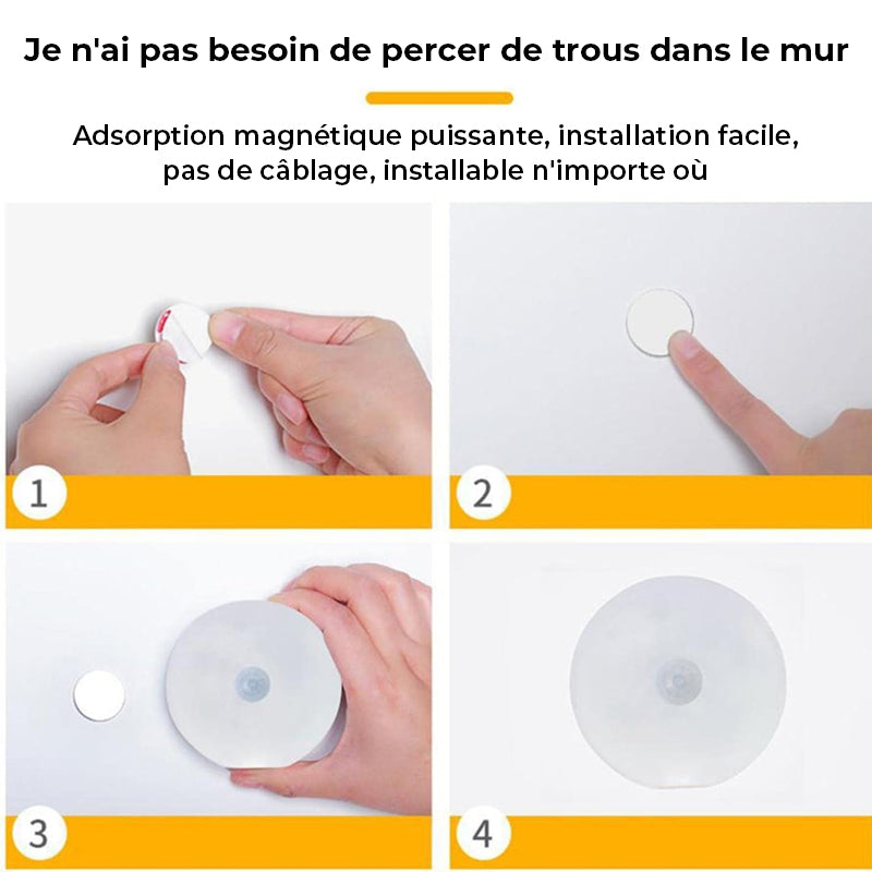 Lampe LED intelligente avec capteur de corps humain