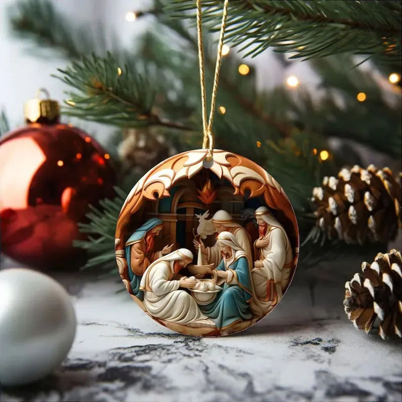 Ornement de Noël Nativité