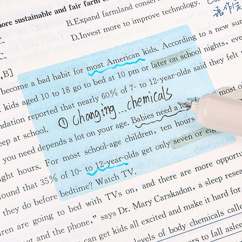 Colorful Self-Adhesive Pull-Out Memo Pads