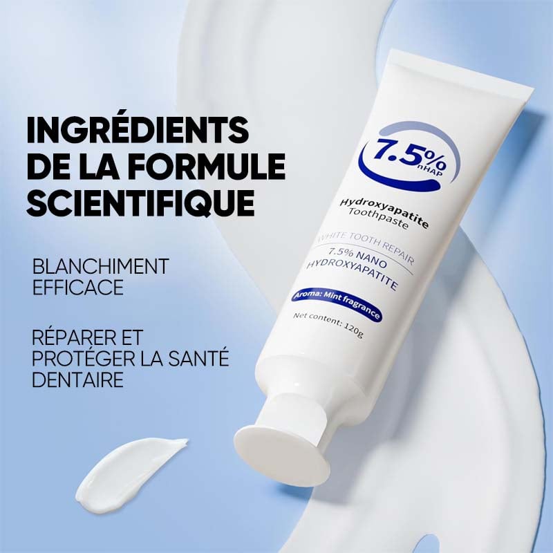 Dentifrice à l'hydroxyapatite