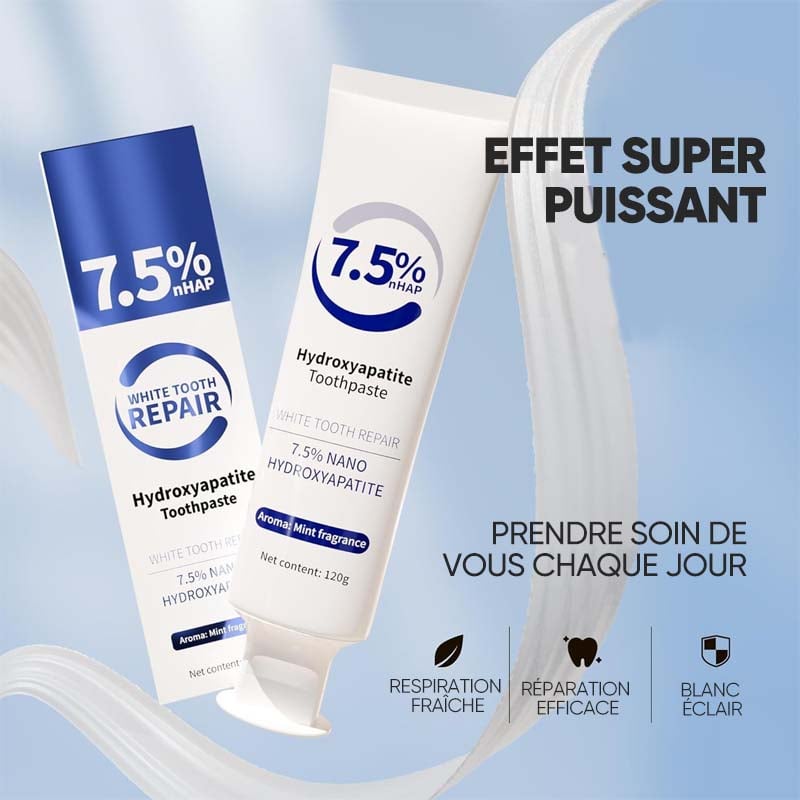 Dentifrice à l'hydroxyapatite
