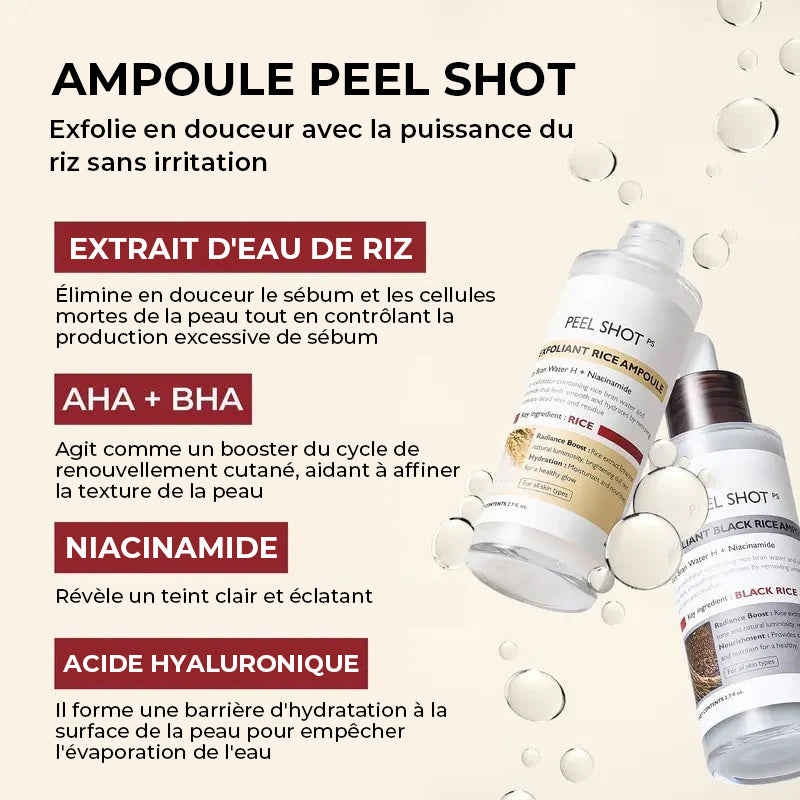 Gentle Exfoliating Ampoule – Black Rice