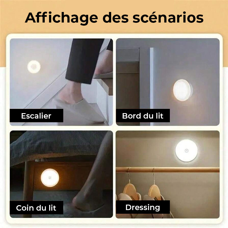 Lampe LED intelligente avec capteur de corps humain