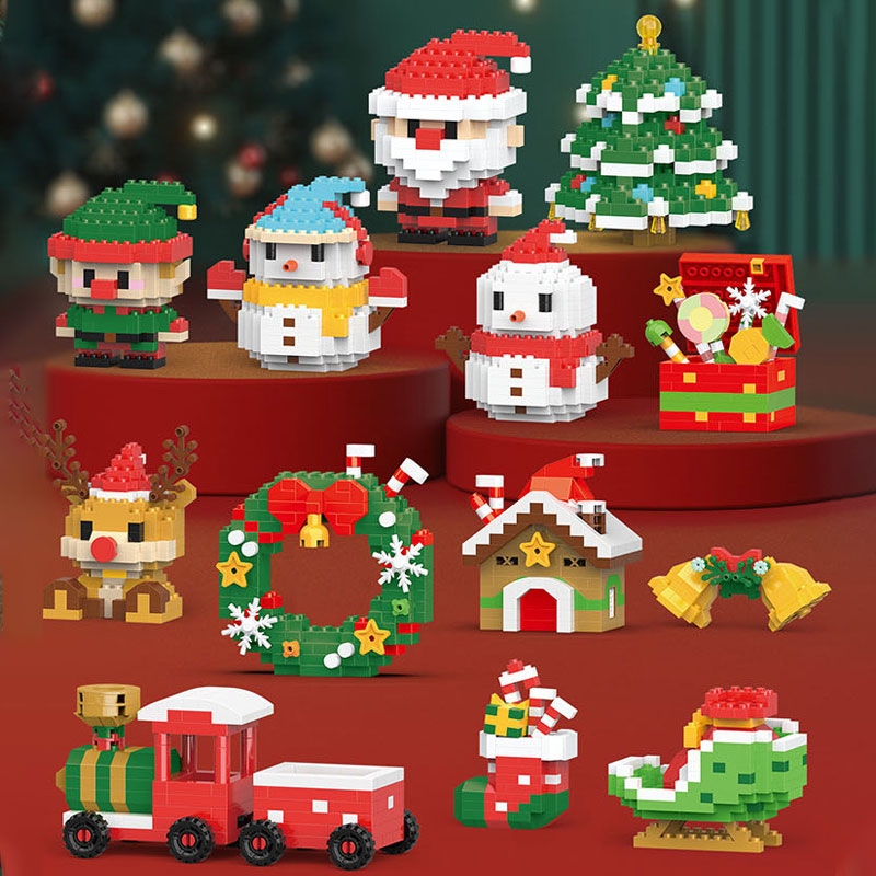 Blocs de construction d'éléments de Noël