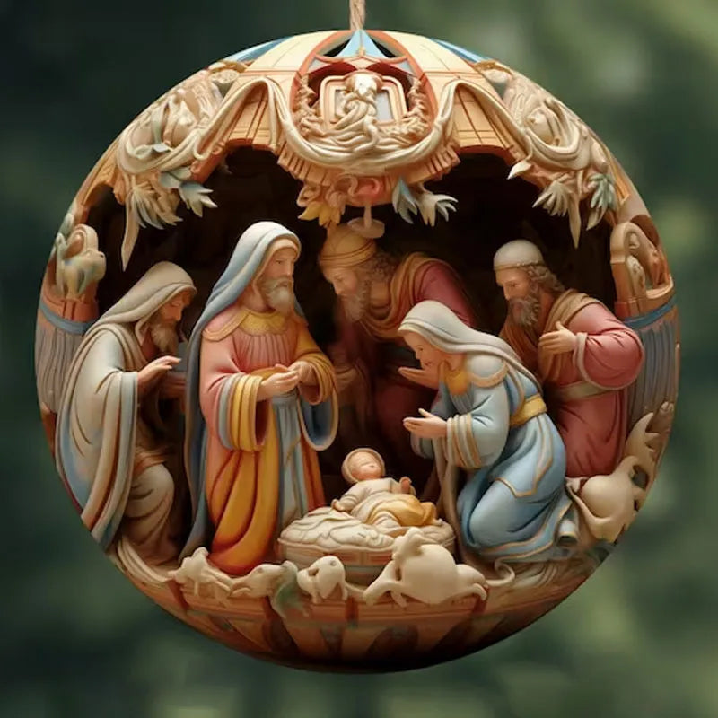 Ornement de Noël Nativité