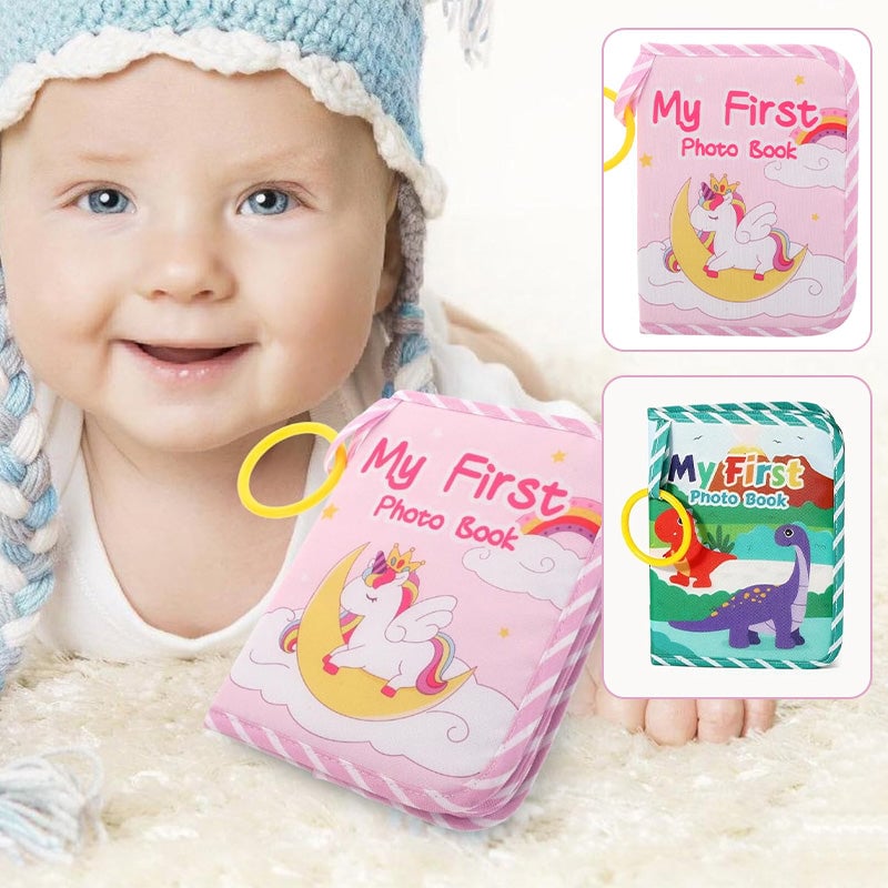 Mon premier livre photo de bébé avec miroir de sécurité
