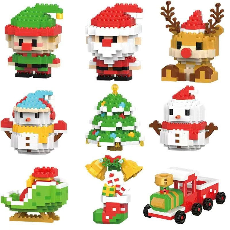 Blocs de construction d'éléments de Noël