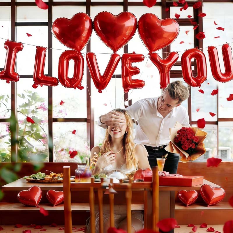 Valentine's Day Balloon Decorations