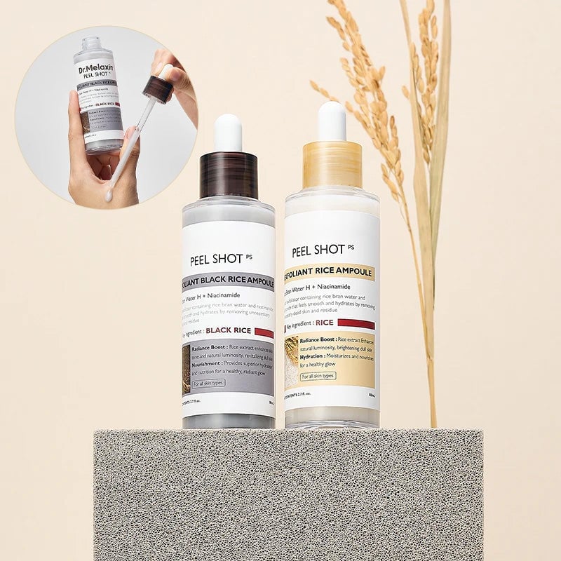 Gentle Exfoliating Ampoule – Black Rice