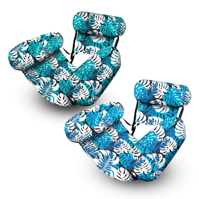 Chaises longues gonflables pour piscine