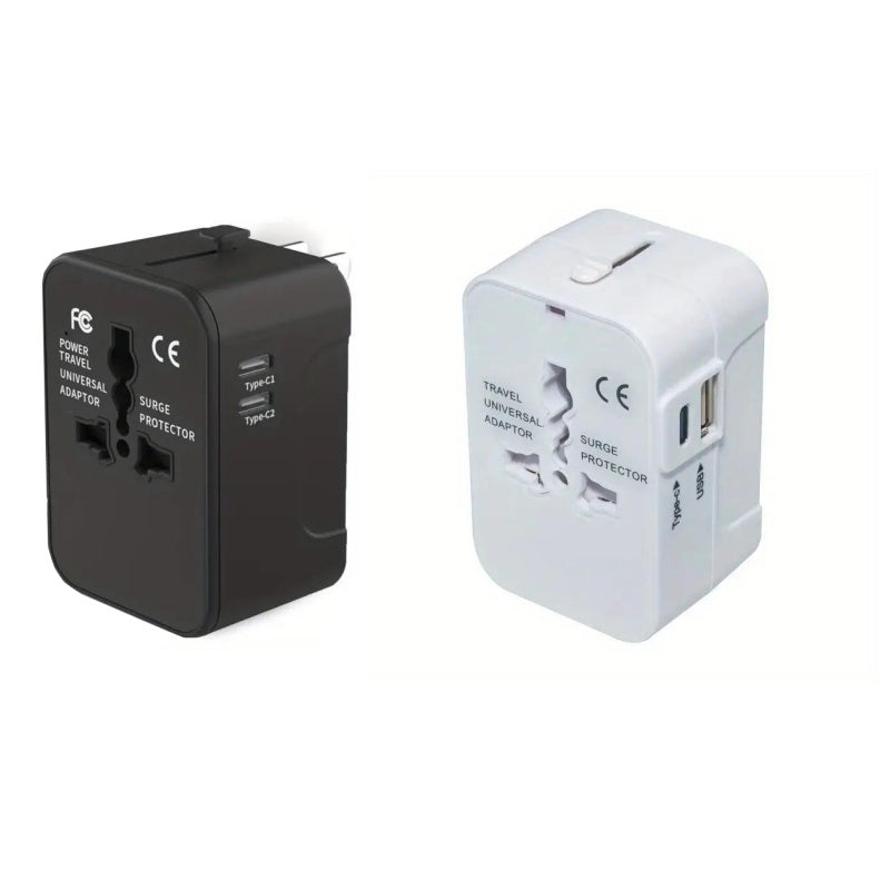 Adaptateur de voyage universel avec deux ports USB