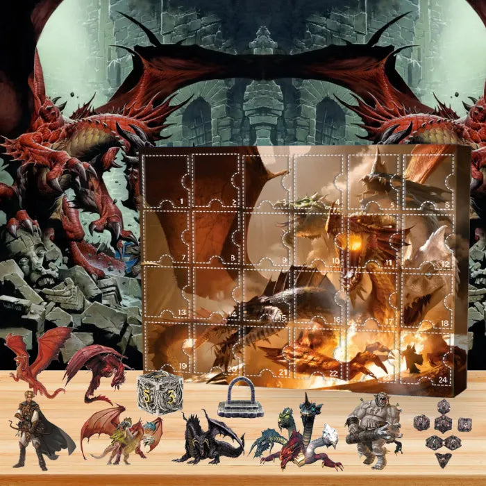 Calendrier de l'Avent Donjons & Dragons 🎁 24 Cadeaux à l'intérieur