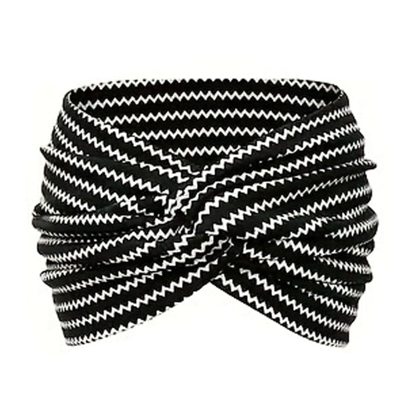 Bandeau de yoga à croix imprimée
