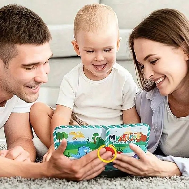 Mon premier livre photo de bébé avec miroir de sécurité