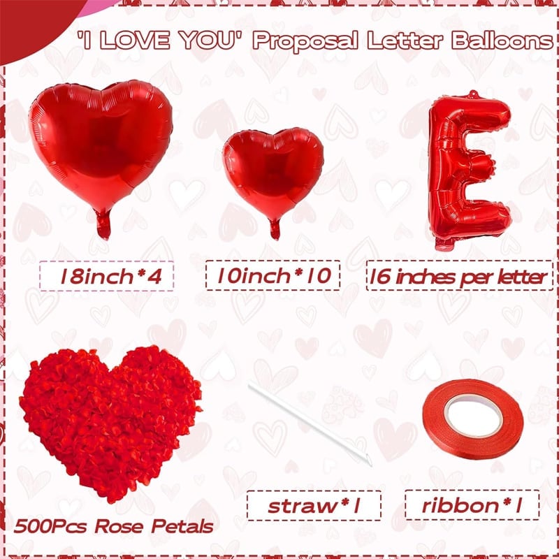 Valentine's Day Balloon Decorations