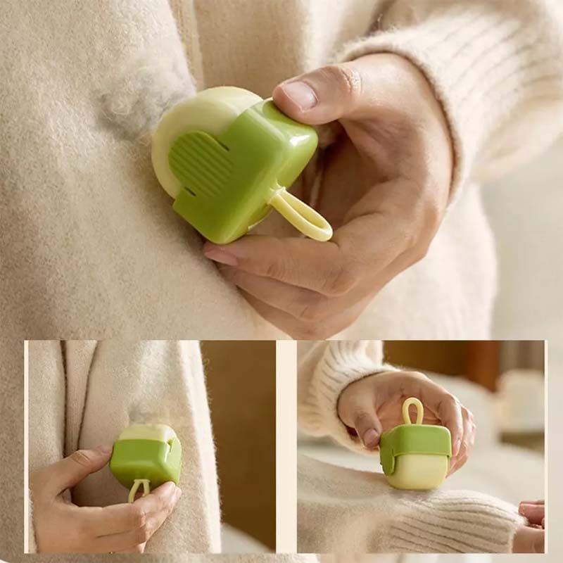 Rouleau anti-peluches adhésif réutilisable