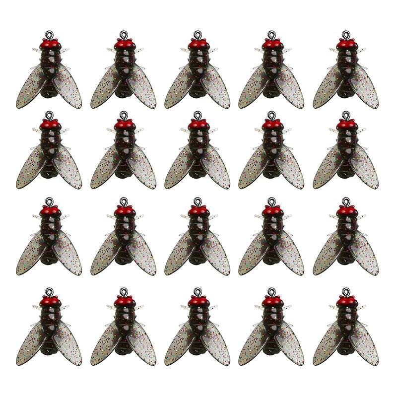 10 Appâts Pour Truite Imitation Asticot 4,5cm - Flottants, Parfumés, Sans Phtalates, Avec Ligne De Pêche 7,2m