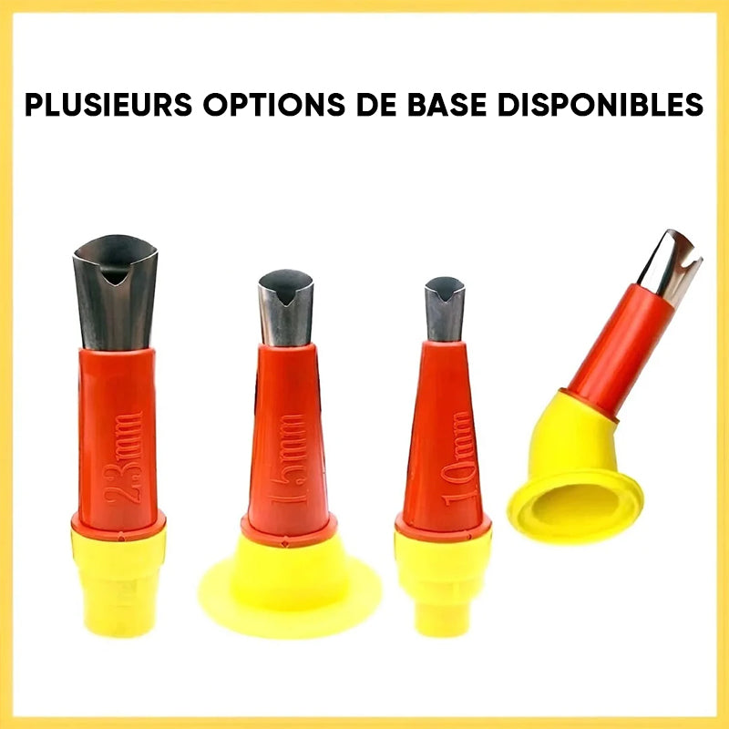 Buse en forme de V Kit de finition pour calfeutrage facile