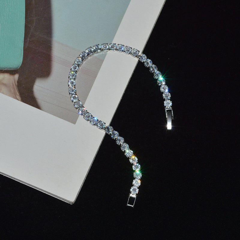Bracelet de Moissanite Etincelant