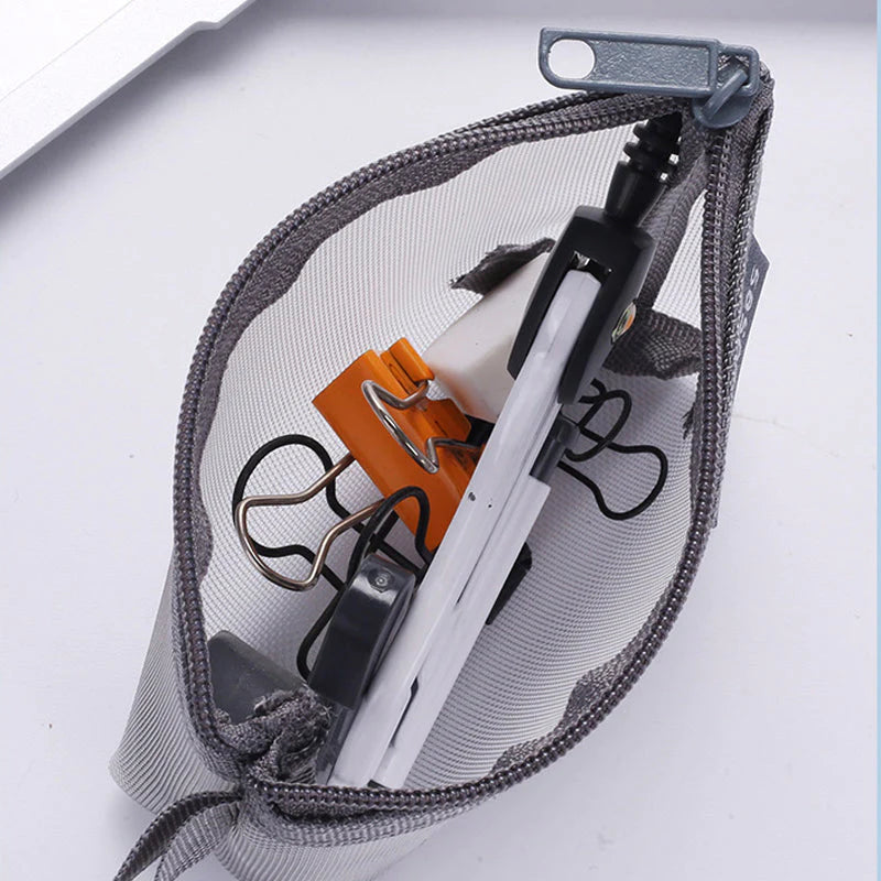 Sac de rangement en filet portable