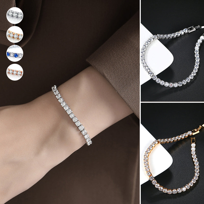 Bracelet de Moissanite Etincelant