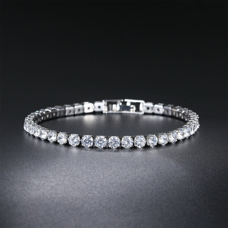 Bracelet de Moissanite Etincelant