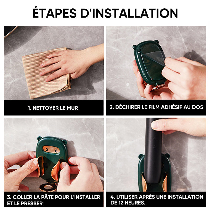 Support pour brosse à dents électrique
