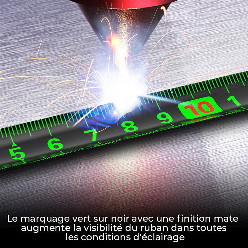 😎Ruban à mesurer en acier fluorescent😎