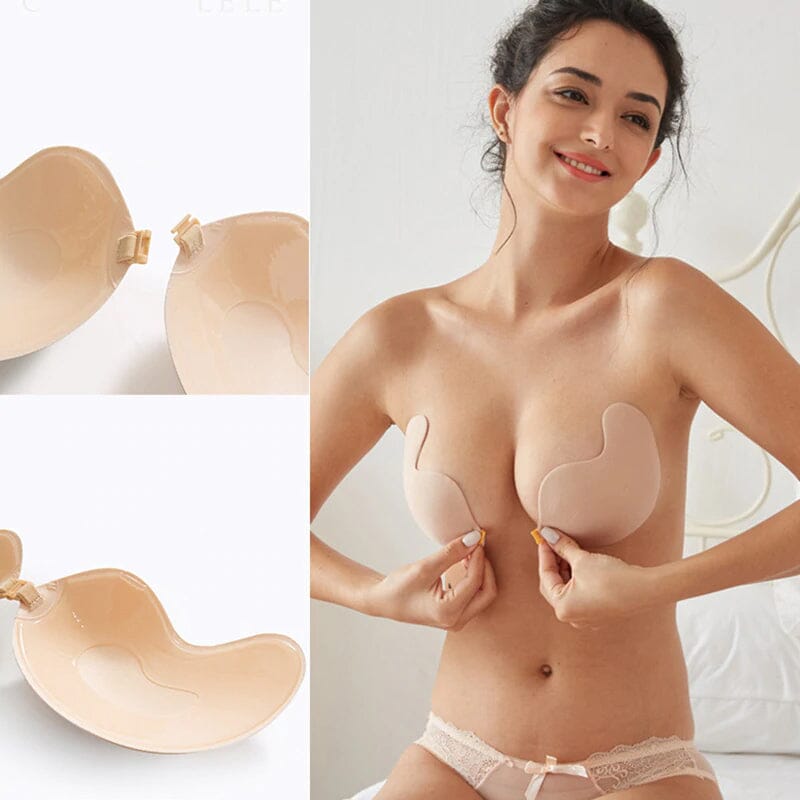 Soutien-gorge push-up adhésif