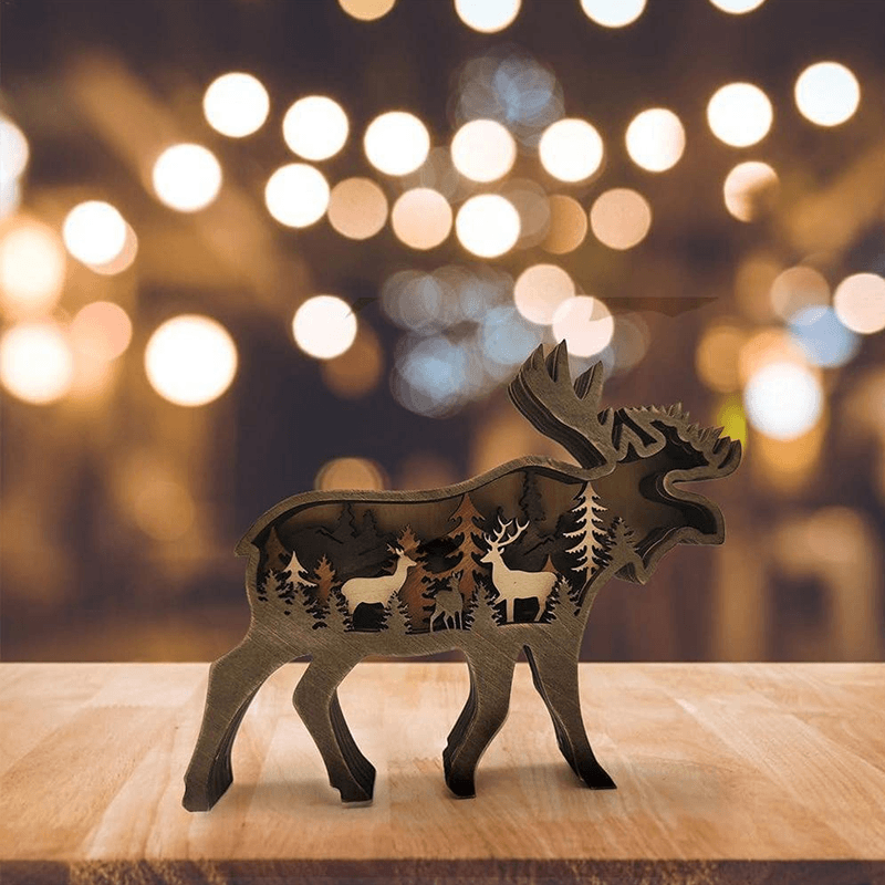 Décoration créative d'animaux de la forêt