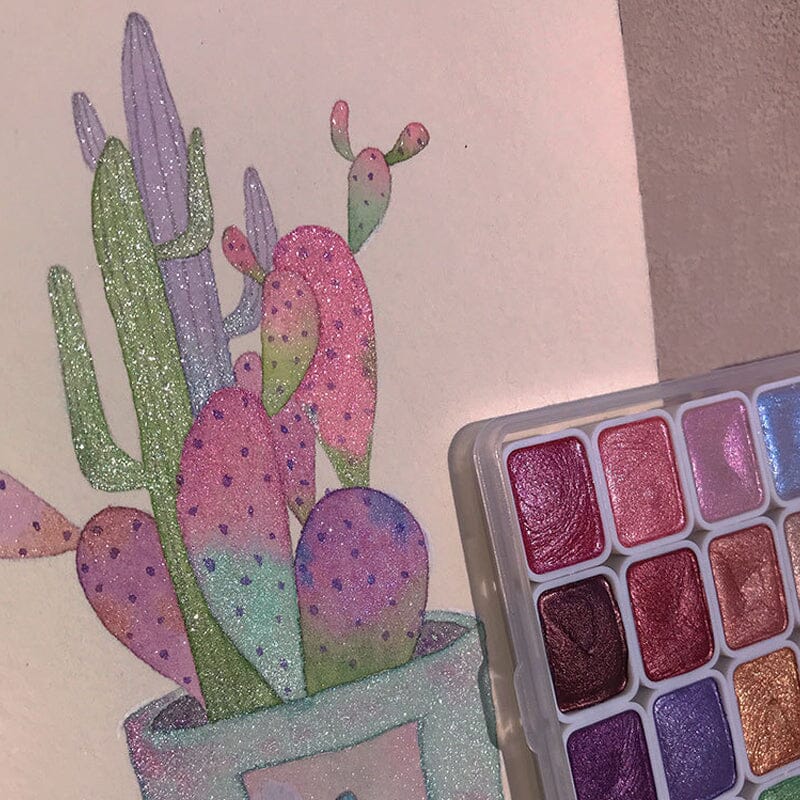 Set d'aquarelles 20 couleurs