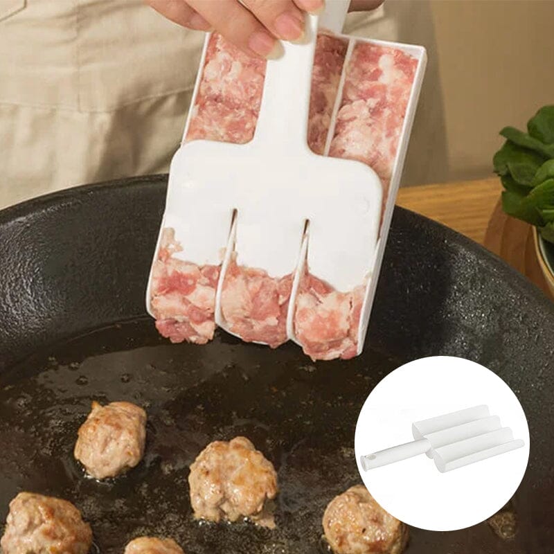Machine à Boulettes De Viande Triple, Pelle à Boulettes De Viande Avec Spatule Coupante 1 Piece 88422735 Machine à Boulettes De Viande Triple, Pelle à Boulettes De Viande Avec Spatule Coupante 1 Piece 88422735